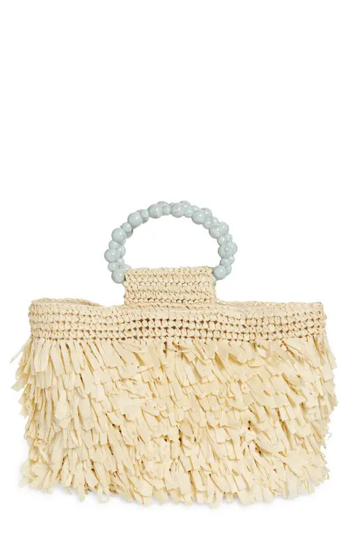 btb Los Angeles Pixie Large Straw Bag in Natural at Nordstrom | Nordstrom