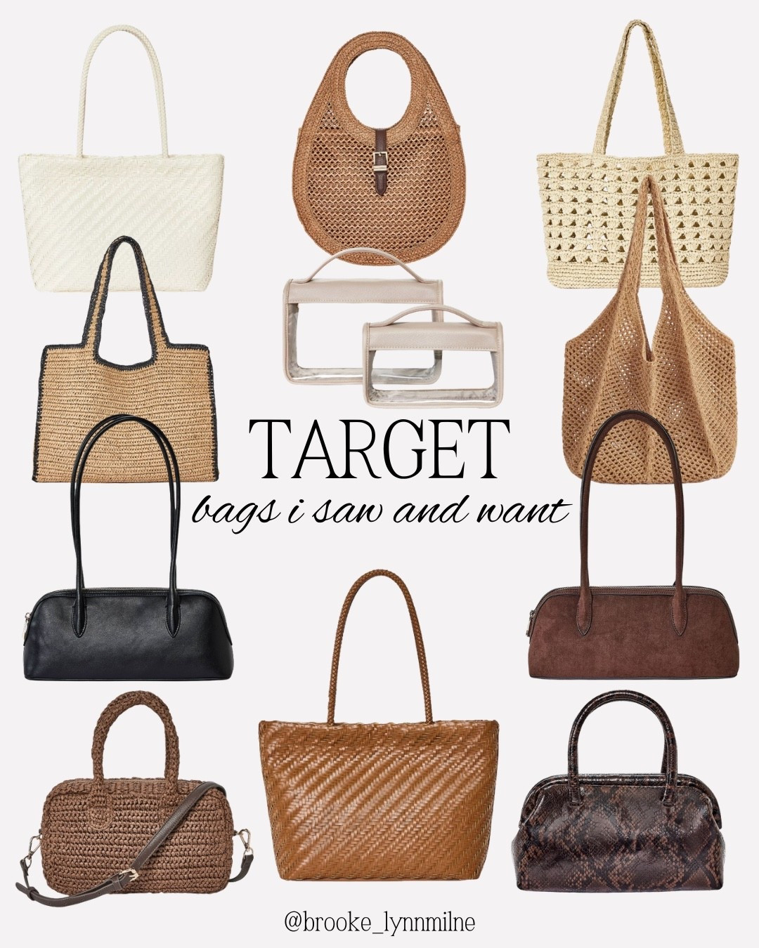 target bags i saw in store and almost grabbed!  

@Target 
 

#LTKootd #LTKdayinmylife #LTKSeasonal