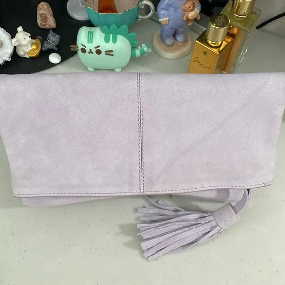 Clutch with tassel 100% Suede leather | Poshmark