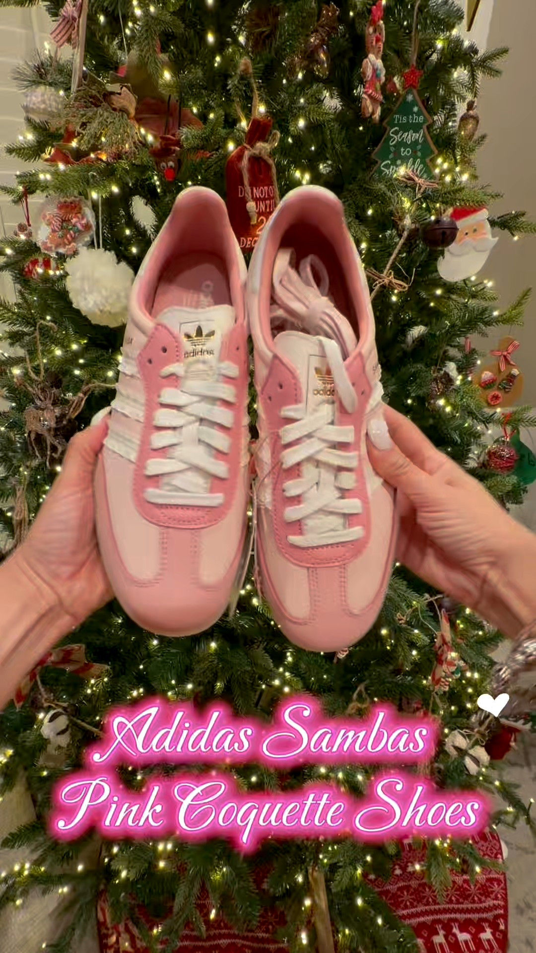 The perfect Adidas Sambas for the coquette pink girlies. If you’re still shopping for the perfect gift, this is a must have! 
🩷🎀🩰💫

#adidas #adidassambas #coquettesambas #coquetteadidas#LTKHoliday #LTKGiftGuide

#LTKSaleAlert