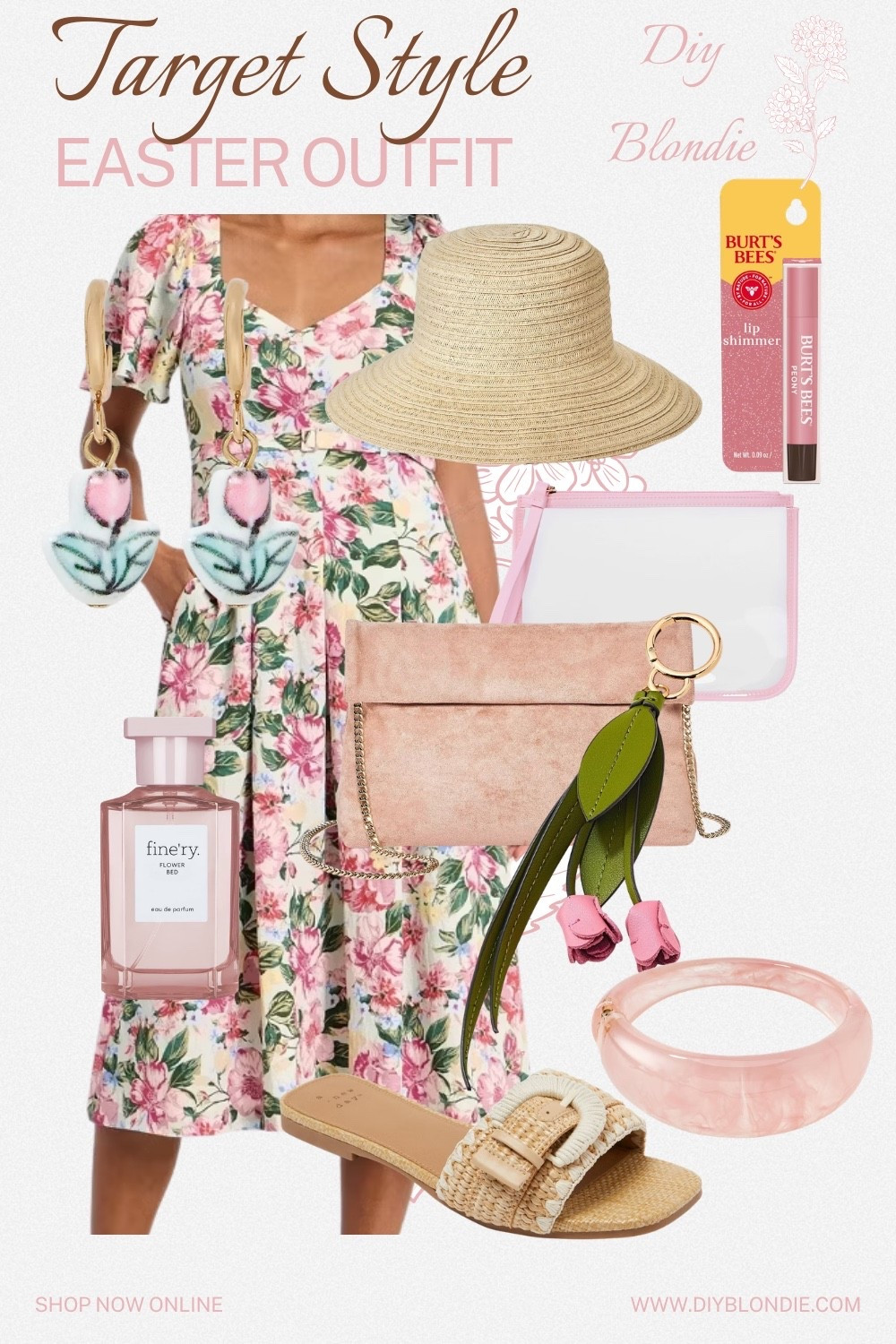 This is just the cutest Spring outfit and would make for a perfect Easter outfit as well.  

#easter #spring #churchoutfit 