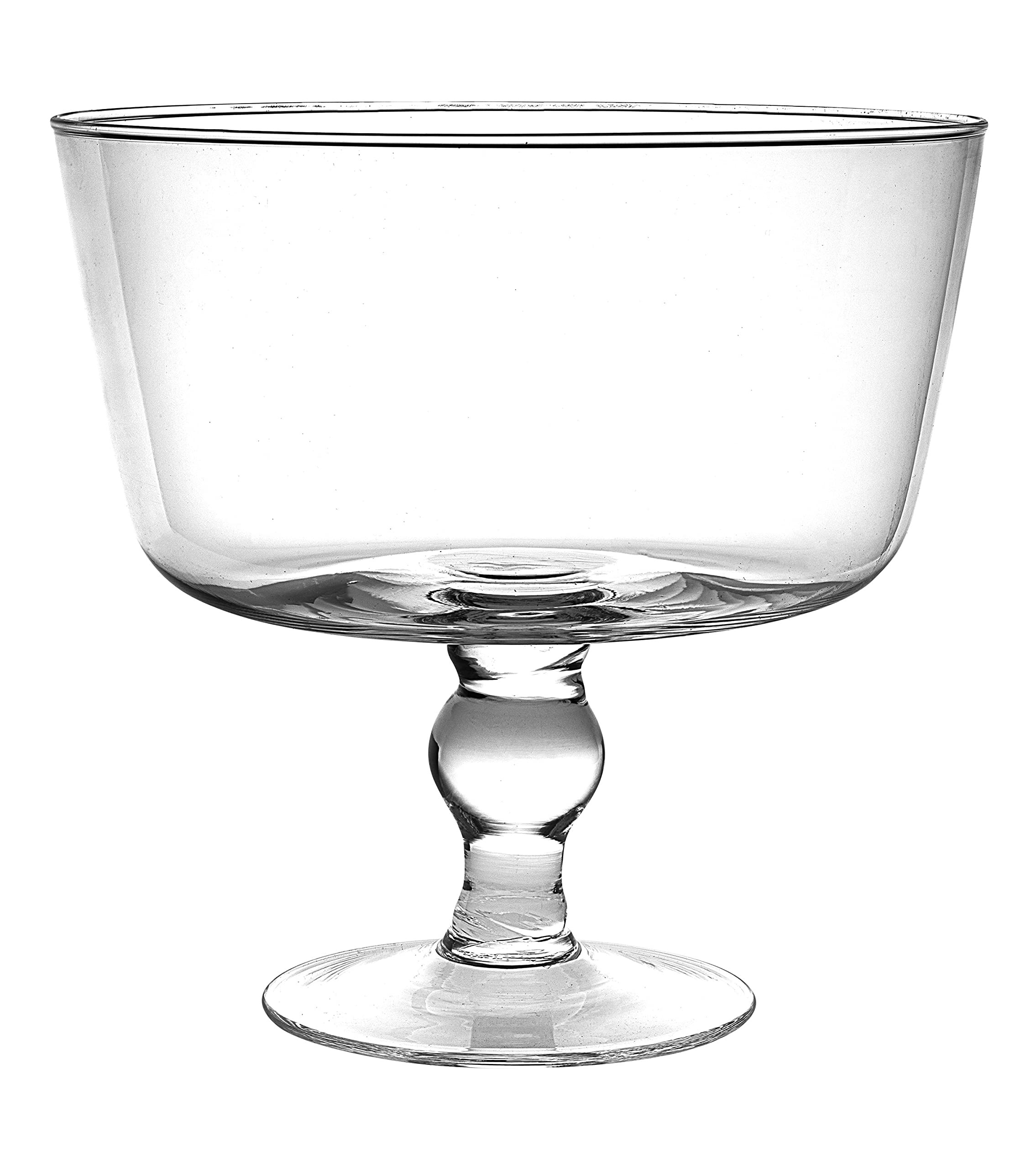 Barski Glass - Trifle Bowl - 8.75" Height - 120 Oz. Fluid Capacity - Beautifully Structured - Mad... | Amazon (US)