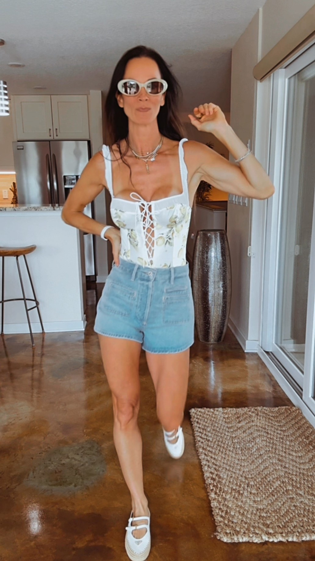 🍋 Serving fresh-squeezed style 🍋
This lemon lace-up bodysuit is giving Euro babe and dolce vita dreams. Obsessed is an understatement.

Wearing XS bodysuit. 24 in shorts  

#LemonGirlSummer #EuroBabeVibes #DolceVitaEnergy #LTKStyle #ShopMyLook #NicoleColeeStyle #SummerOOTD #CottagecoreChic #LaceUpLove #FreshAndFruity #LTKSeason #LTKfashion #SummerInStyle 
Nicole Colee, summer style, euro vacay

#LTKStyleTip #LTKParties #LTKSeasonal