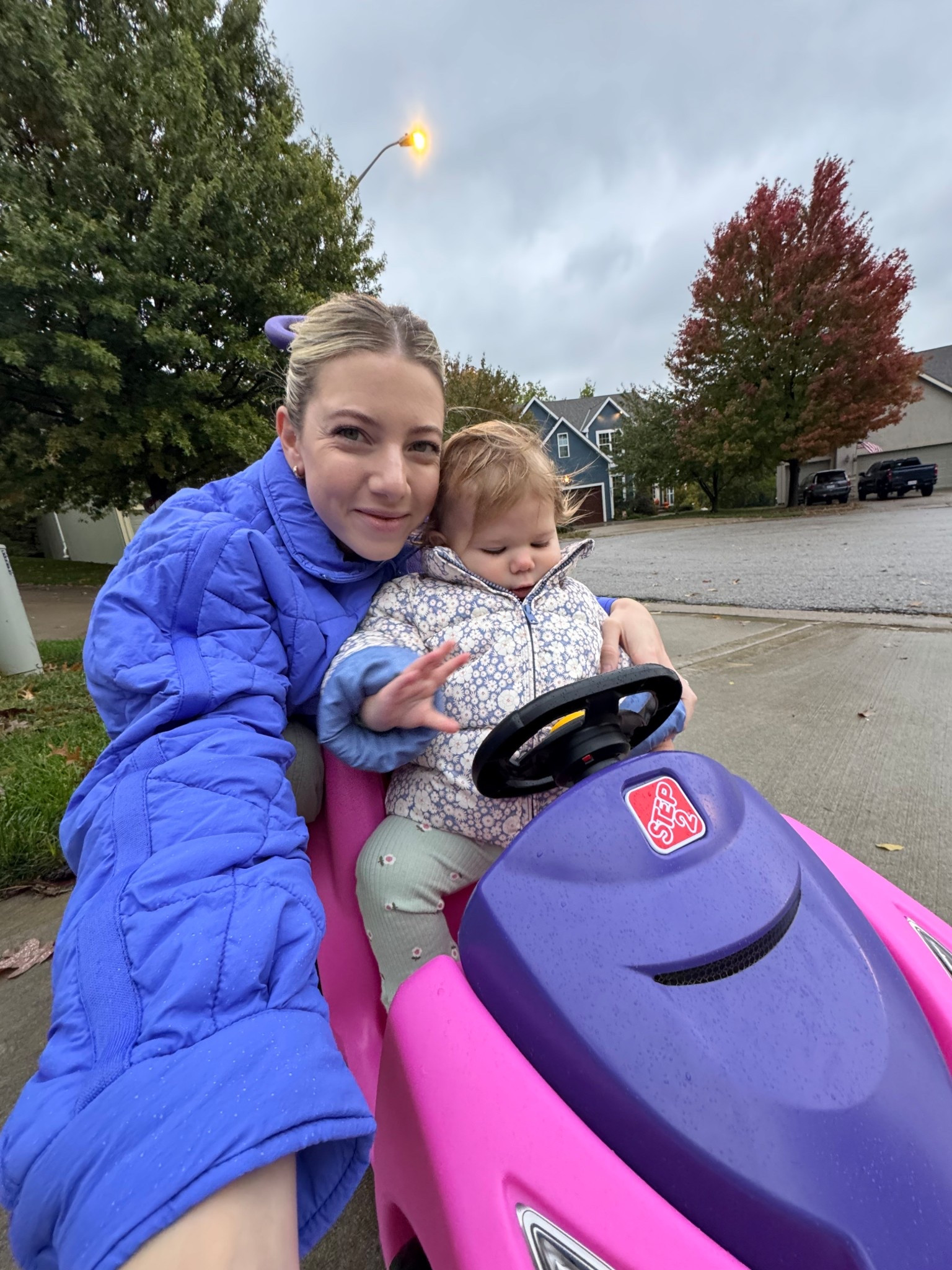 Matching with my girl 🥹 These jackets are so good . Nothing better than twinning with Ruby on chilly morning walks. 💛
#momstyle #twinning #ltkfallfashion
