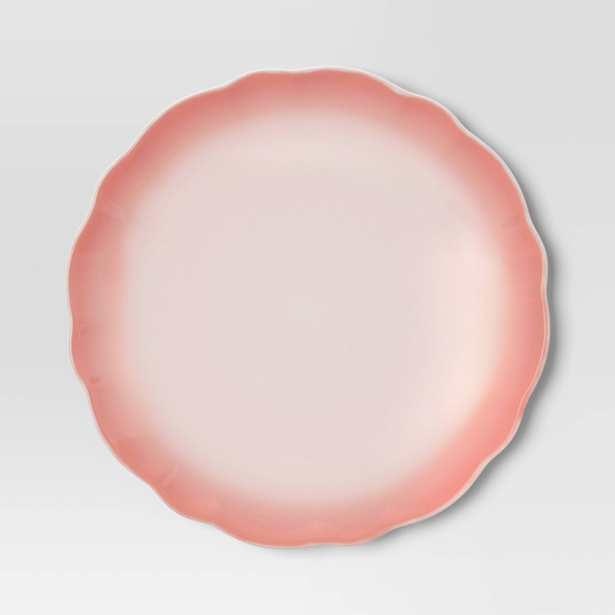 10.88" Stoneware Dinner Plate Pink - Threshold™ | Target