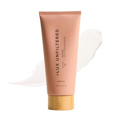 + Lux Unfiltered N°32 Deep Gradual Self Tanner, Hydrating Self Tanning Lotion with Shea Butter & Squalane - Non-Sticky, No Transfer, Natural-Looking Tan - Vegan & Cruelty-Free Sunless Tanner - Santal | Amazon (US)