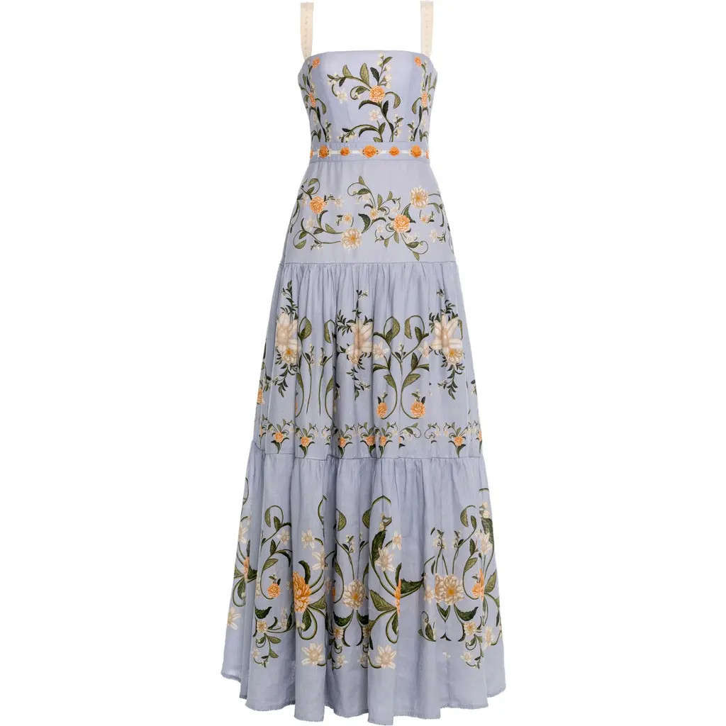 Agua by Agua Bendita Lima Valle Maxi Dress in Multicolor at Nordstrom, Size Large | Nordstrom