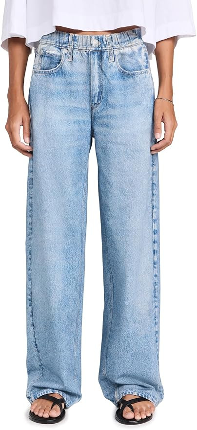 rag & bone Women's Miramar Wide Leg Jeans | Amazon (US)