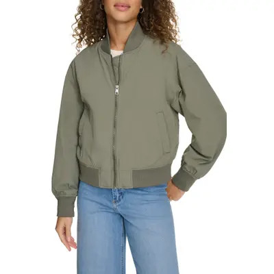 levi's Relaxed Bomber Jacket in Black at Nordstrom, Size Small | Nordstrom