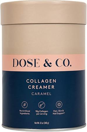 Dose and Co Collagen Creamer (Caramel) 12oz (340g) | Amazon (US)