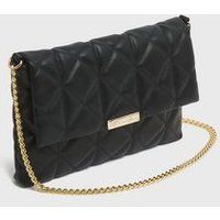 Little Mistress Black Quilted Chain Clutch Bag New Look | New Look (UK)