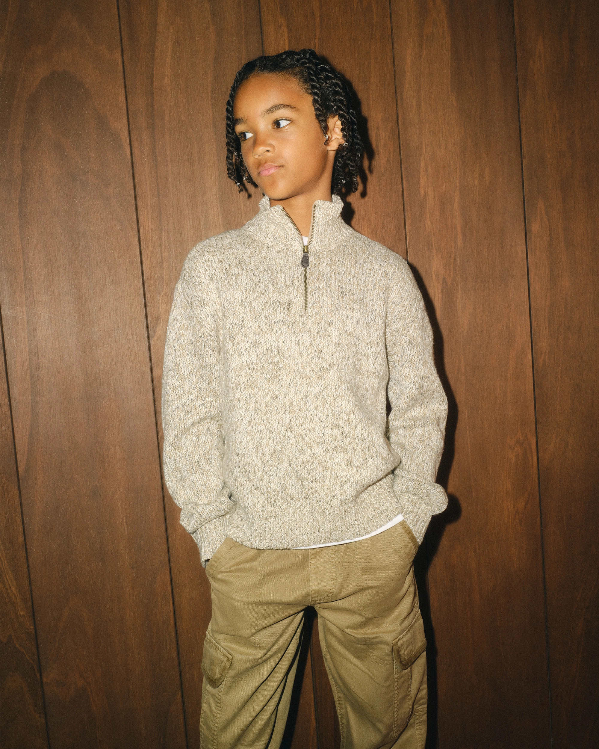 half-zip mockneck sweater | Abercrombie & Fitch (US)