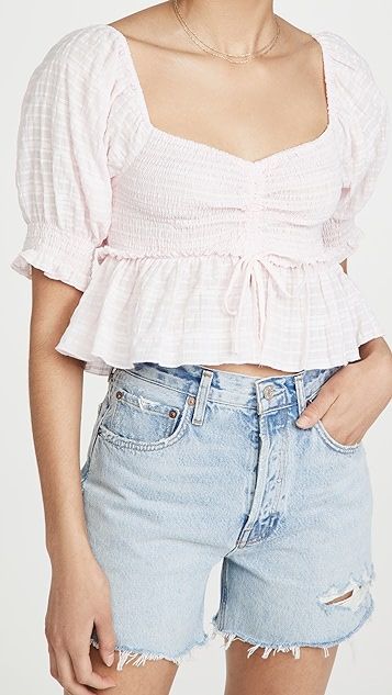 Bria Puff Sleeve Top | Shopbop