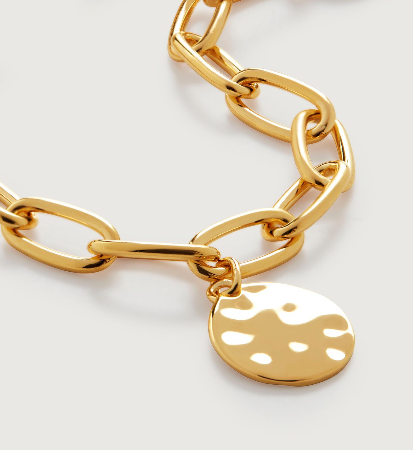 ID Oval Charm Adjustable Bracelet | Monica Vinader (Global)