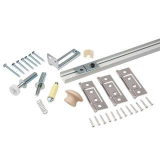 Everbilt 36 in. Bi-Fold Door Hardware Set with Galvanized Track 18401 - The Home Depot | The Home Depot