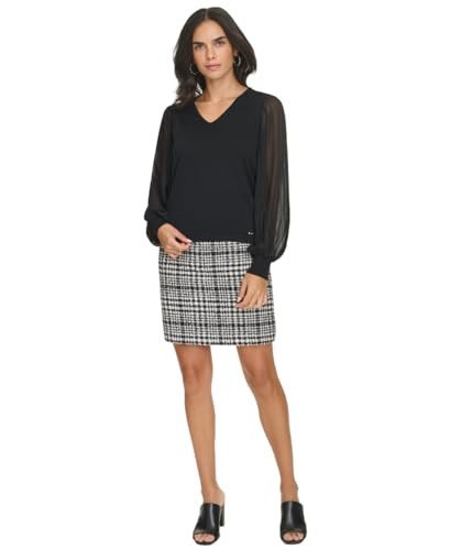 Calvin Klein Women's Suits Top,Black,XS | Amazon (US)