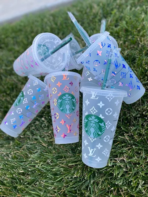 LV Inspired Starbucks Cup