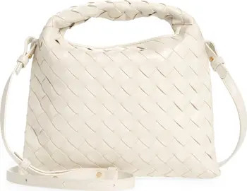 Mini Hop Intrecciato Leather Hobo Bag | Nordstrom