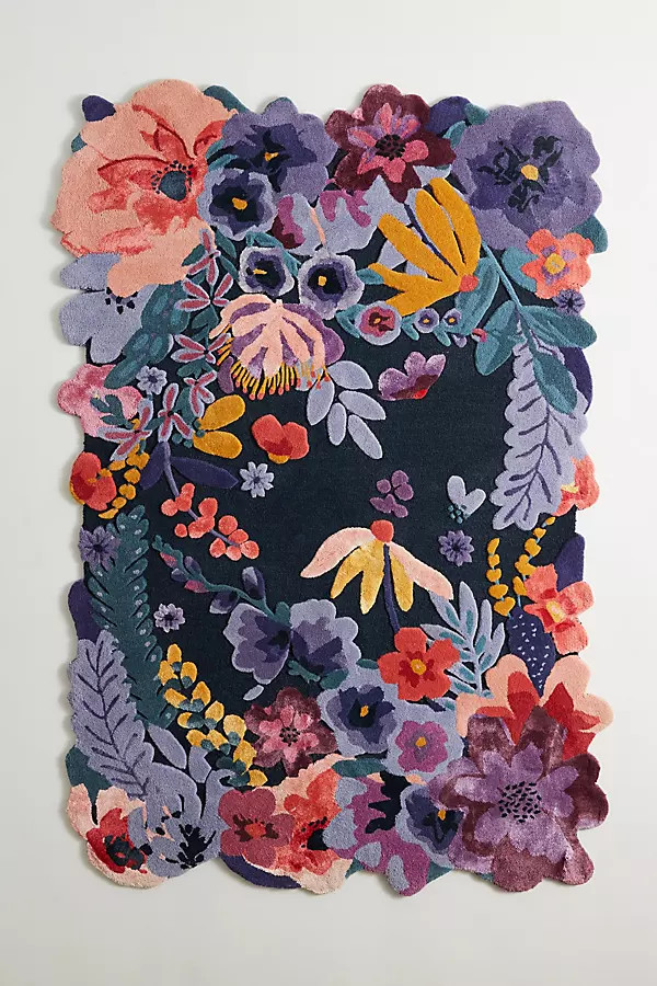 Tufted Jardin Rug | Anthropologie (US)