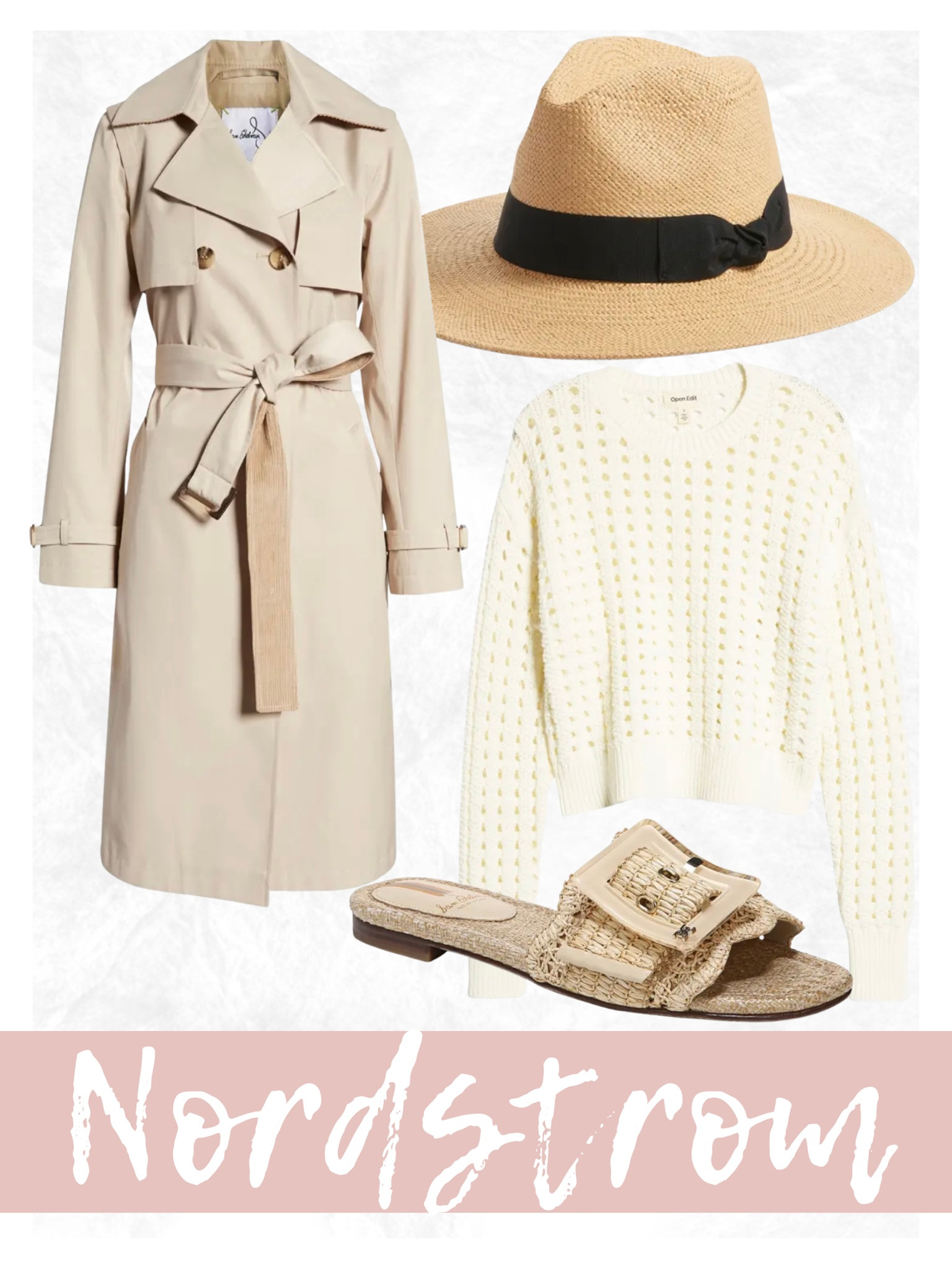 Nordstrom spring style, resort wear, trench coat, cover up, sandal, Sam Edelman, Panama hat, beach hat, spring break

#LTKtravel #LTKSeasonal #LTKstyletip
