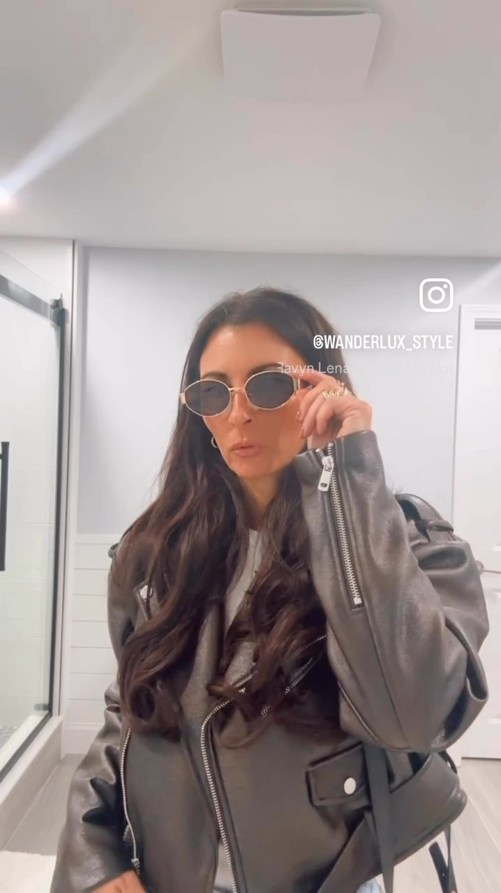 Saturday Tings..@YSL fringe bucket bag, @axelarigato tank, @celine sunglasses , @zara biker jackets and jeans, @yumeyume______ slides

#fashionmixmaster #highlowfashion #fashioninfluencer #celebrityfashionstylist #ootd #likeitknowit #shopltk

#LTKFestival #LTKSeasonal #LTKWatchNow