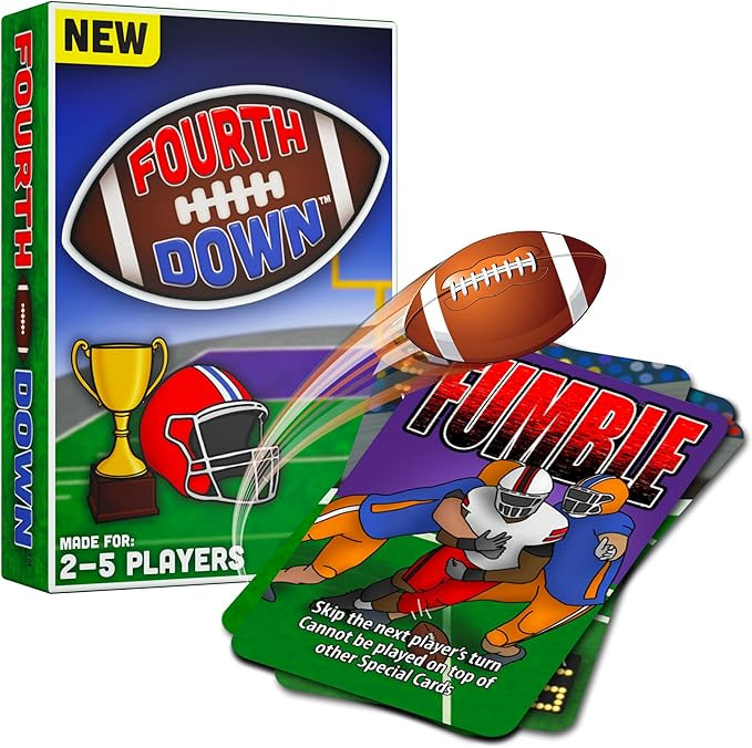 Fourth Down® - New! The Excitement of Football in a Card Game! Perfect for Gifts, Game Night, St... | Amazon (US)