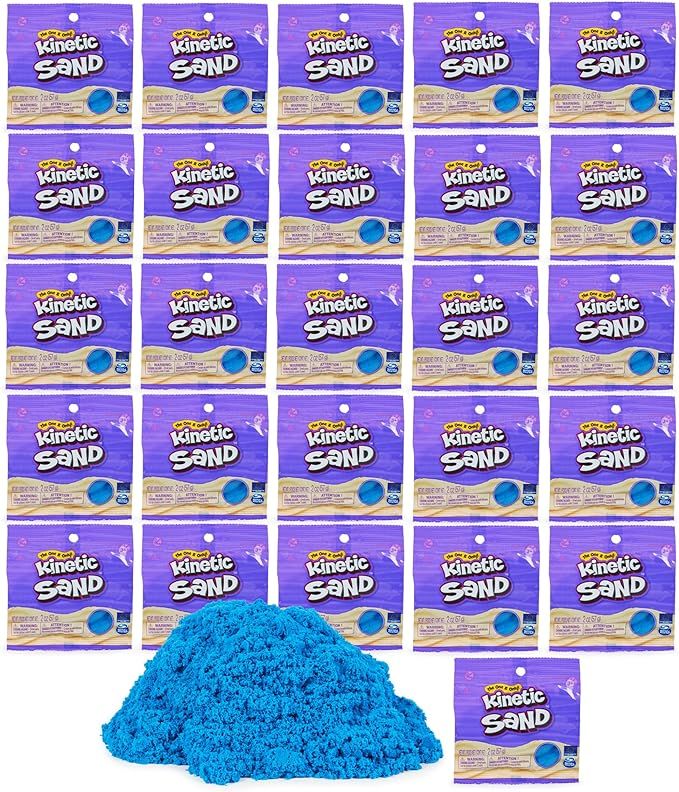 Kinetic Sand, 26-Piece Blue Play Sand Party Pack (Amazon Exclusive) for Party Favors, Goodie Bags... | Amazon (US)