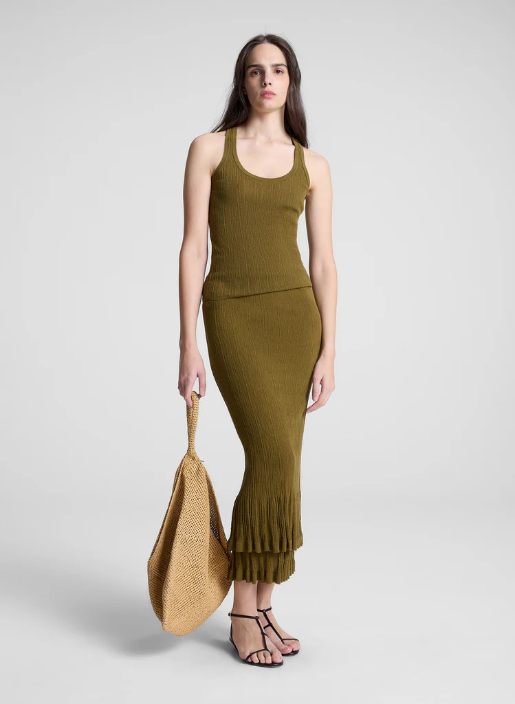 Iris Fine Cotton Knit Tank | A.L.C