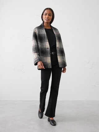Knit Bouclé Coat | Banana Republic Factory