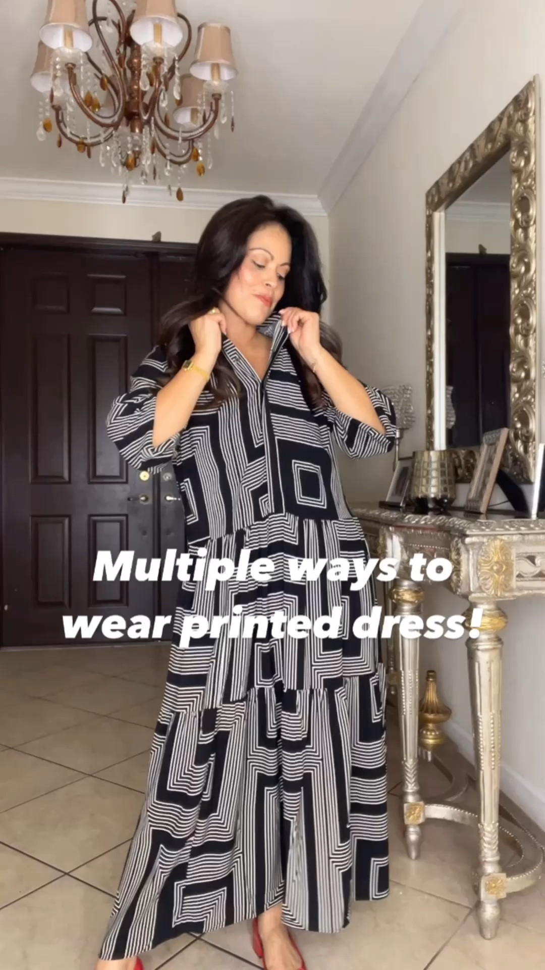 1 printed Dress 5 ways to wear it! 

#LTKVideo #LTKWorkwear #LTKStyleTip