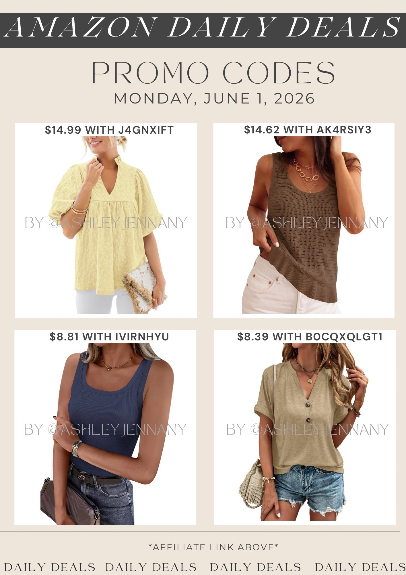 Amazon deals

#LTKSaleAlert #LTKMidsize #LTKSeasonal