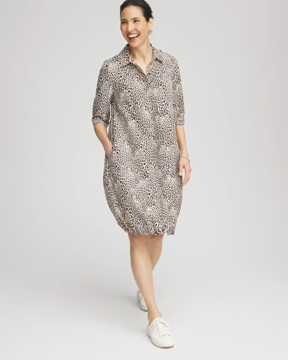 Zenergy® Animal Print UPF Bungee Dress | Chico's