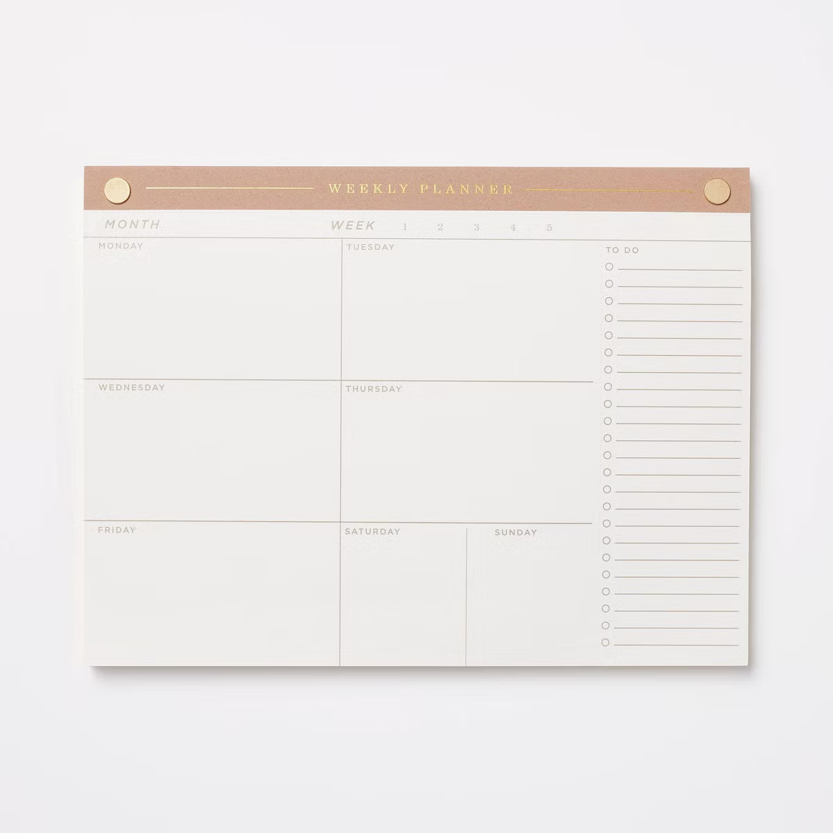 52 Page Special Rule Weekly Tear Off Planner 10" x 7.5" Mauve - Threshold™: Journal, Notebook, ... | Target