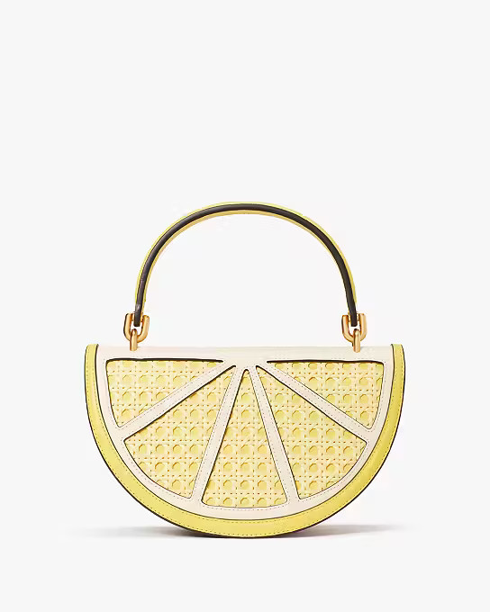 Lemon Drop Wicker 3D Crossbody | Kate Spade (US)