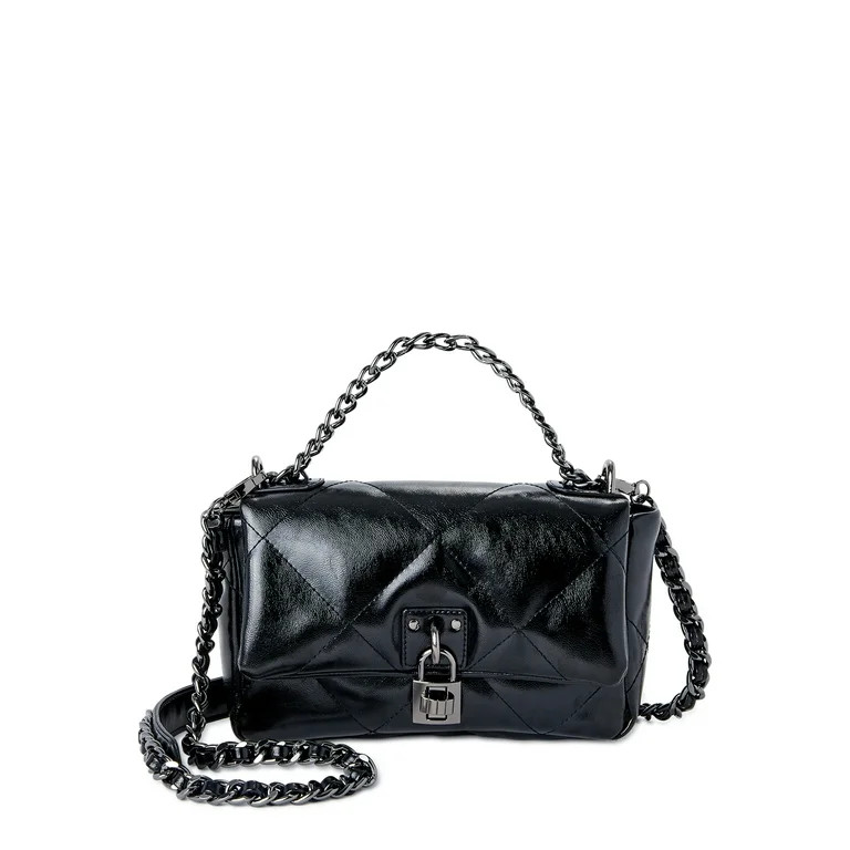 No Boundaries Women's Shoulder Bag with Crossbody Strap | Walmart (US)