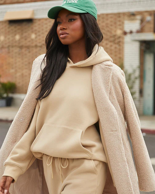 Ready Or Not Hooded Sweatshirt - Taupe | VICI