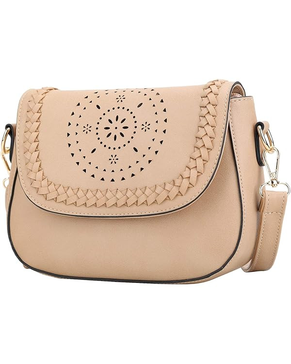 KKXIU Crossbody Bags for Women Hollow Purses with Adjustable Strap | Amazon (US)
