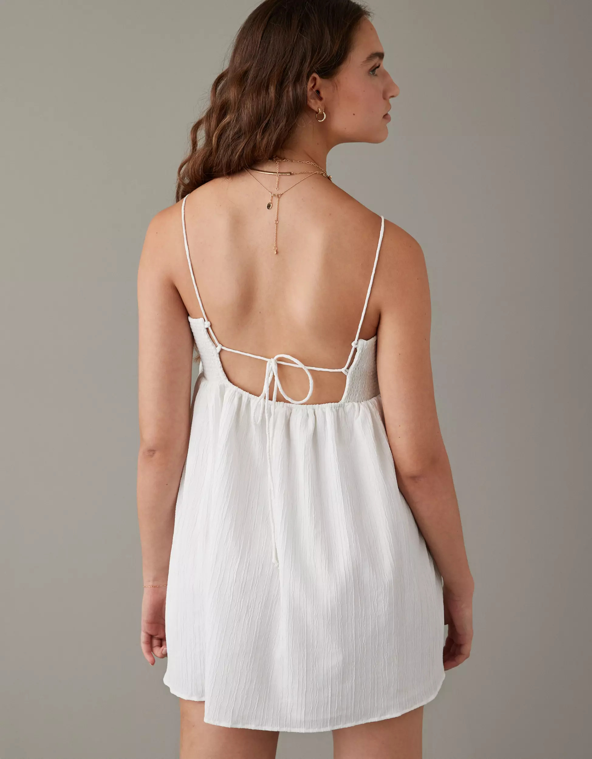 AE Smocked Cami Mini Dress | American Eagle Outfitters (US & CA)