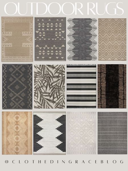 Outdoor rugs roundup 

#LTKhome #LTKFind