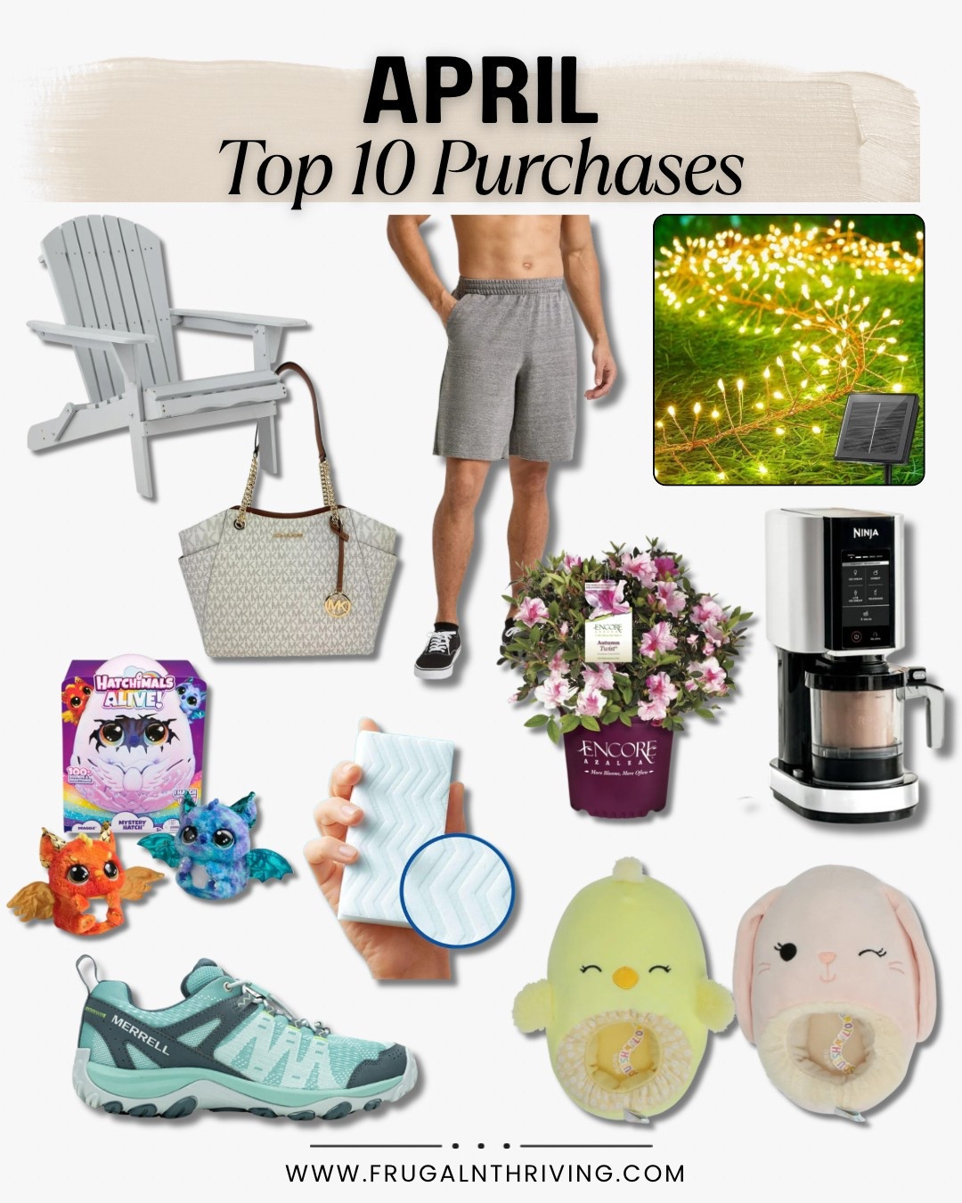 April’s Most-Loved Finds ☀️🛒
From hiking sneakers that hit the trails to outdoor string lights and Adirondack chairs made for sunset lounging… these were the Top 10 favorites this month! You all went wild for everything from ice cream machines to live plants, and yes—even men’s lounge shorts made the list 😆
Which one was your fave? Or did you snag more than one?
✨Tap through to see what made the cut!

#LTKHome #LTKSeasonal #LTKSaleAlert
