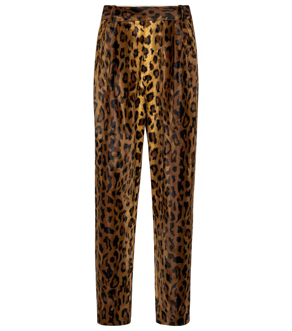 Magdeline cheetah-print velvet pants | Mytheresa (US/CA)