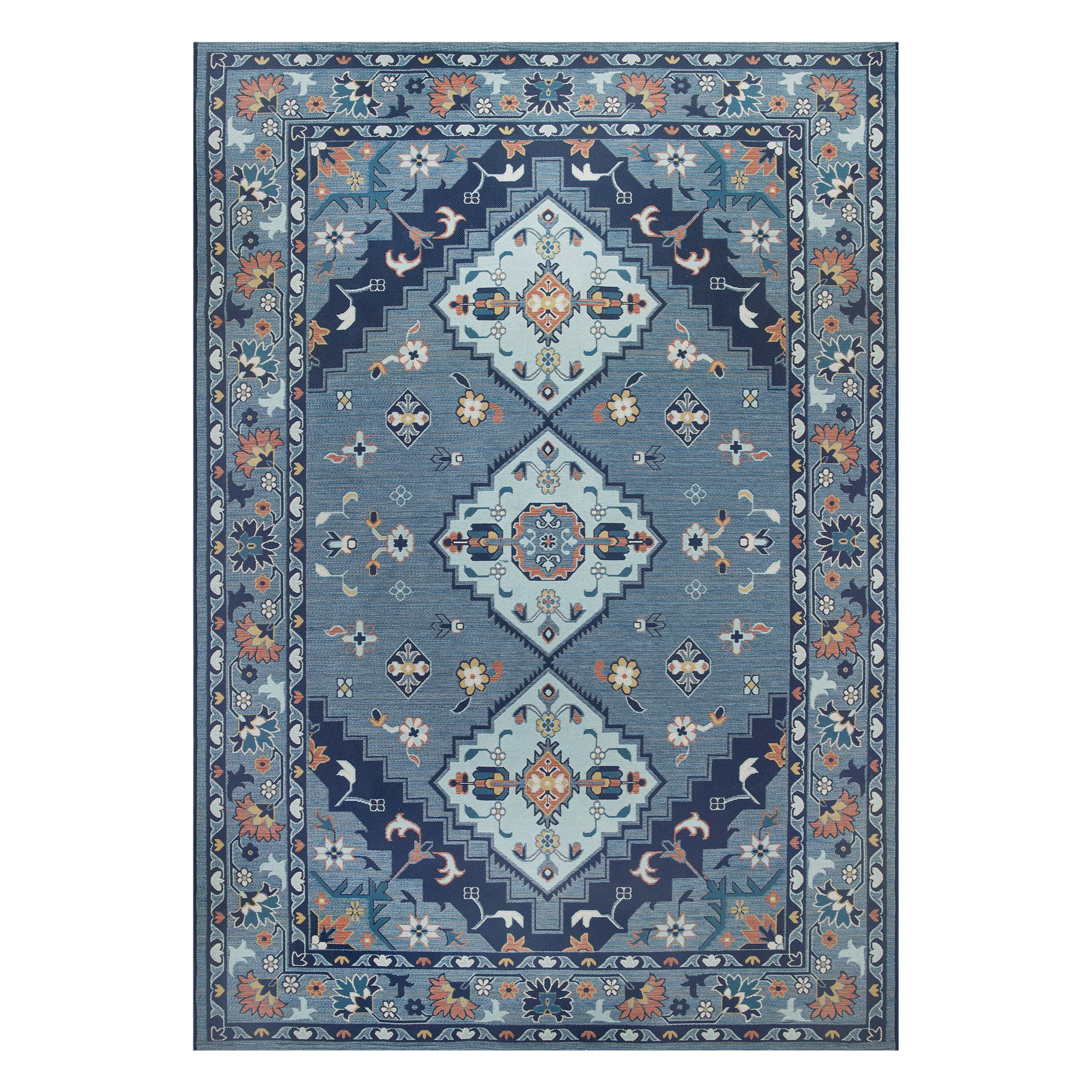 Better Homes & Gardens Woven Medallion 7’ x 10’ Outdoor Rug - Polypropylene/Polyester - Indig... | Walmart (US)