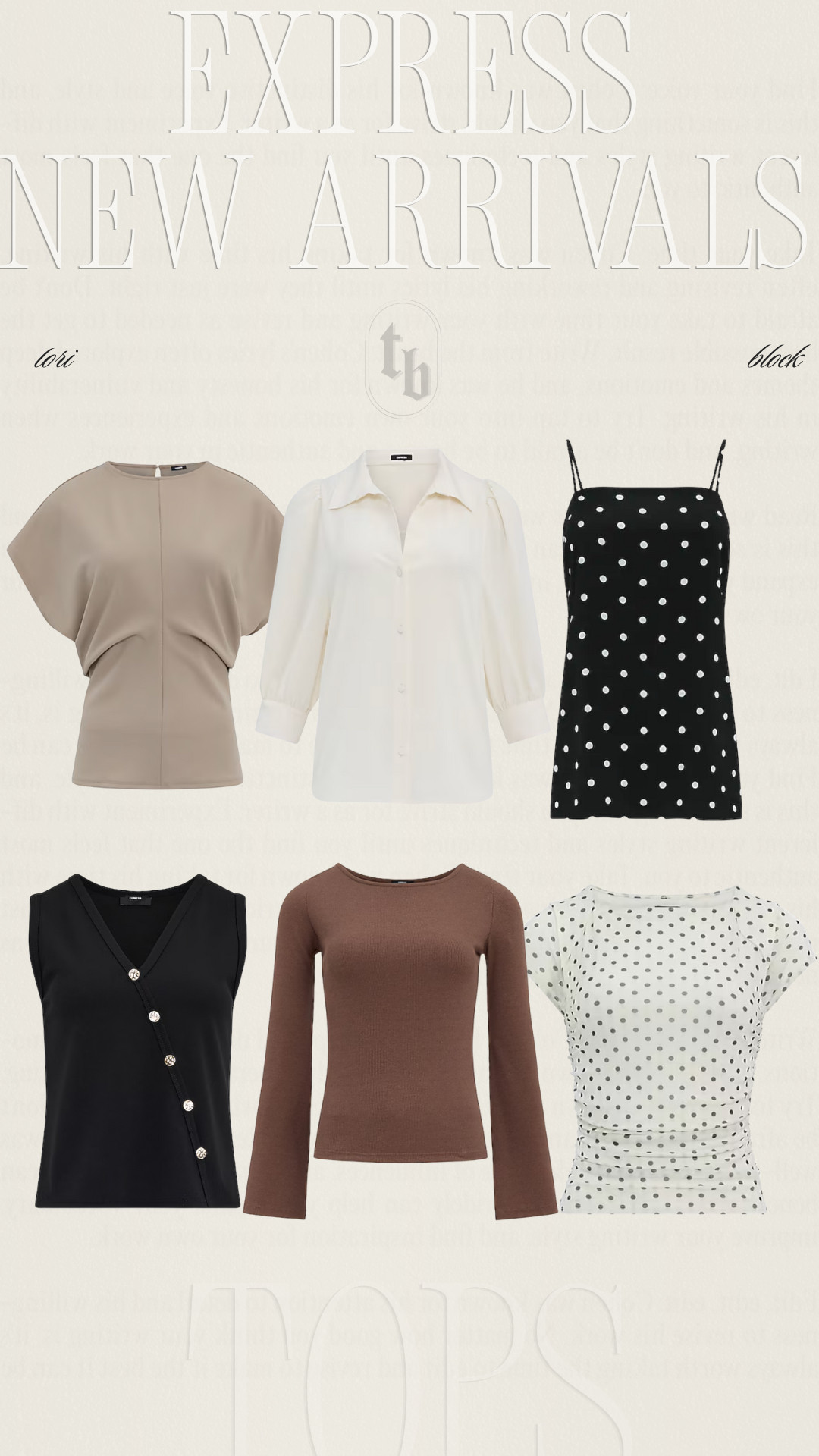 New Arrivals from Express! 

 

#LTKgrwm #LTKootd #LTKMidsize