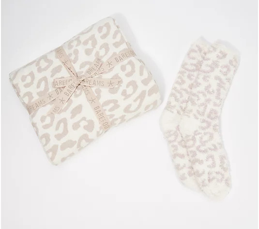 Barefoot Dreams Pashmina and Sock Gift Set - QVC.com | QVC