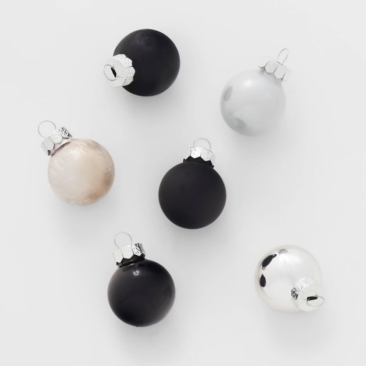 Round Glass Mini Christmas Tree Ornament Set 49pc - Wondershop™ | Target