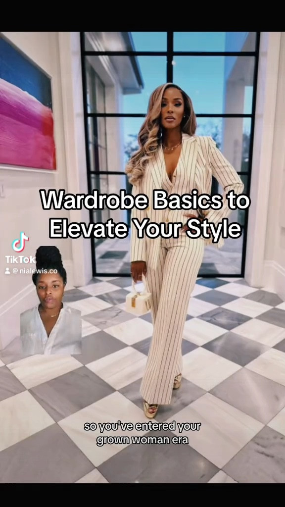 These are basics to build a classy, timeless capsule wardrobe  

#LTKcurves #LTKstyletip #LTKbeauty