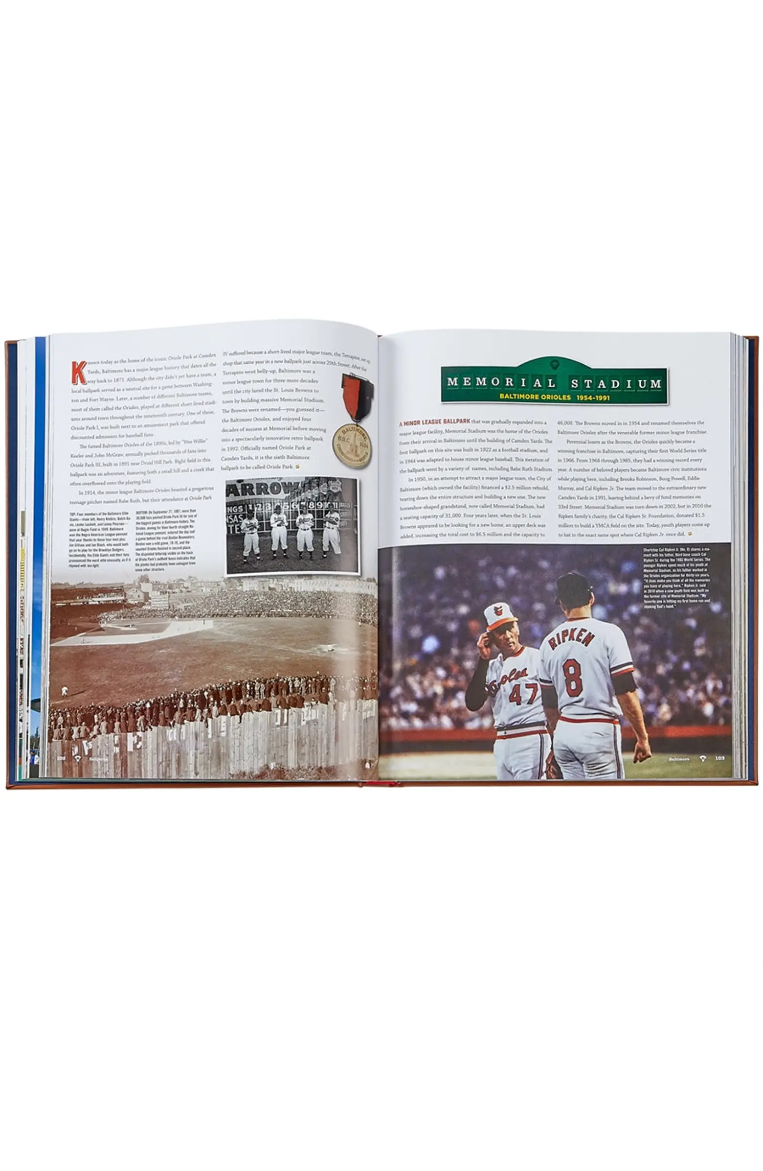 Graphic Image Ballparks Past and Present Leather Coffee Table Book | Nordstrom | Nordstrom