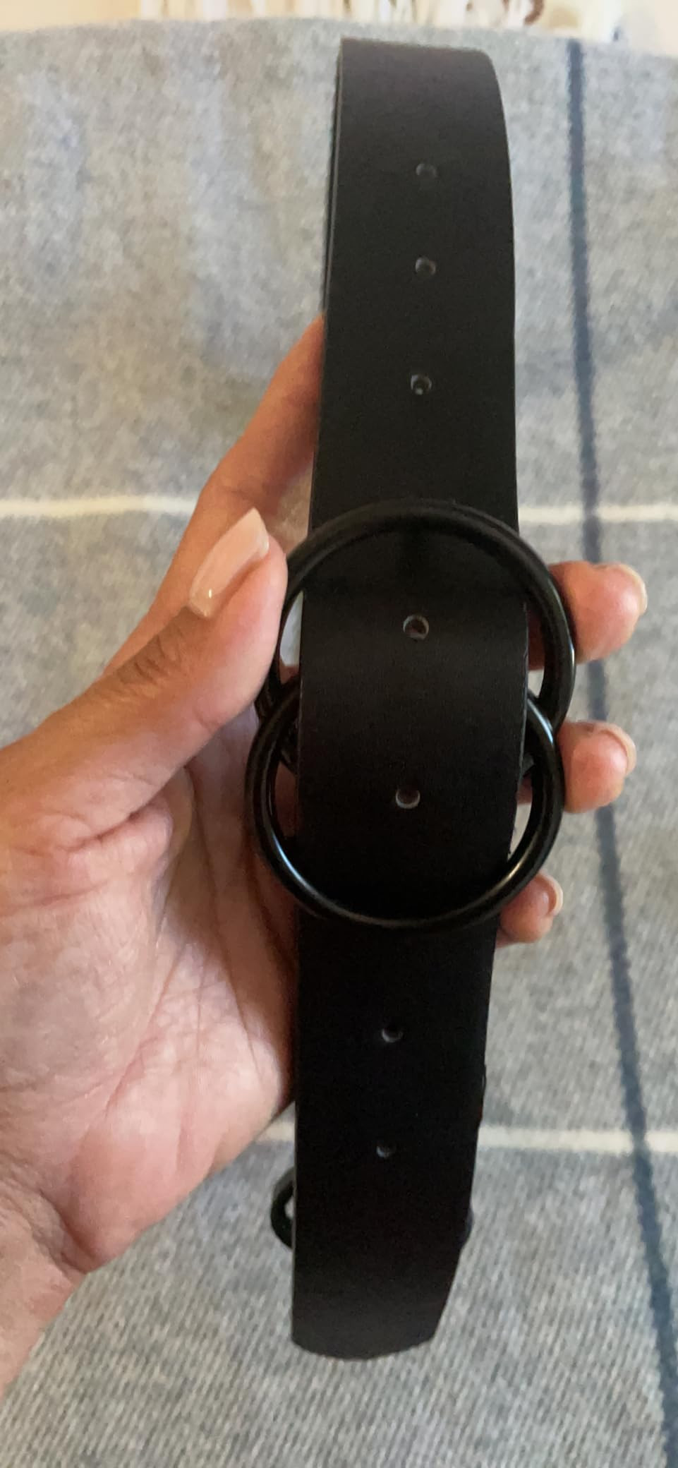 SUOSDEY Women Leather Belt Fashion Double O-Ring Soft Faux Leather Waist Belts For Jeans Dress | Amazon (US)