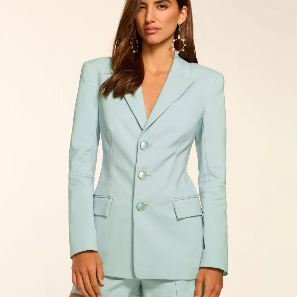 Cherie Stretch Cotton Blazer | Ramy Brook