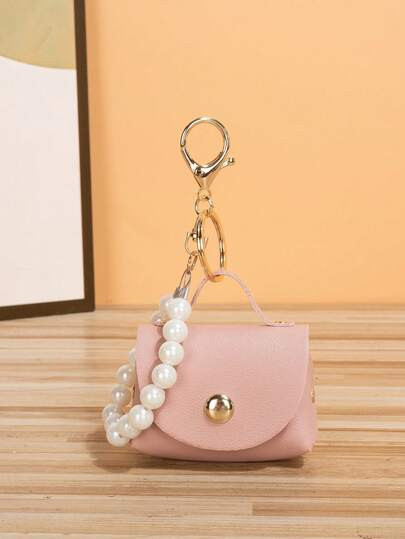 Fashionable Casual Faux Pearl Mini Bag Charm Christmas Gifts Gift Thanksgiving | SHEIN